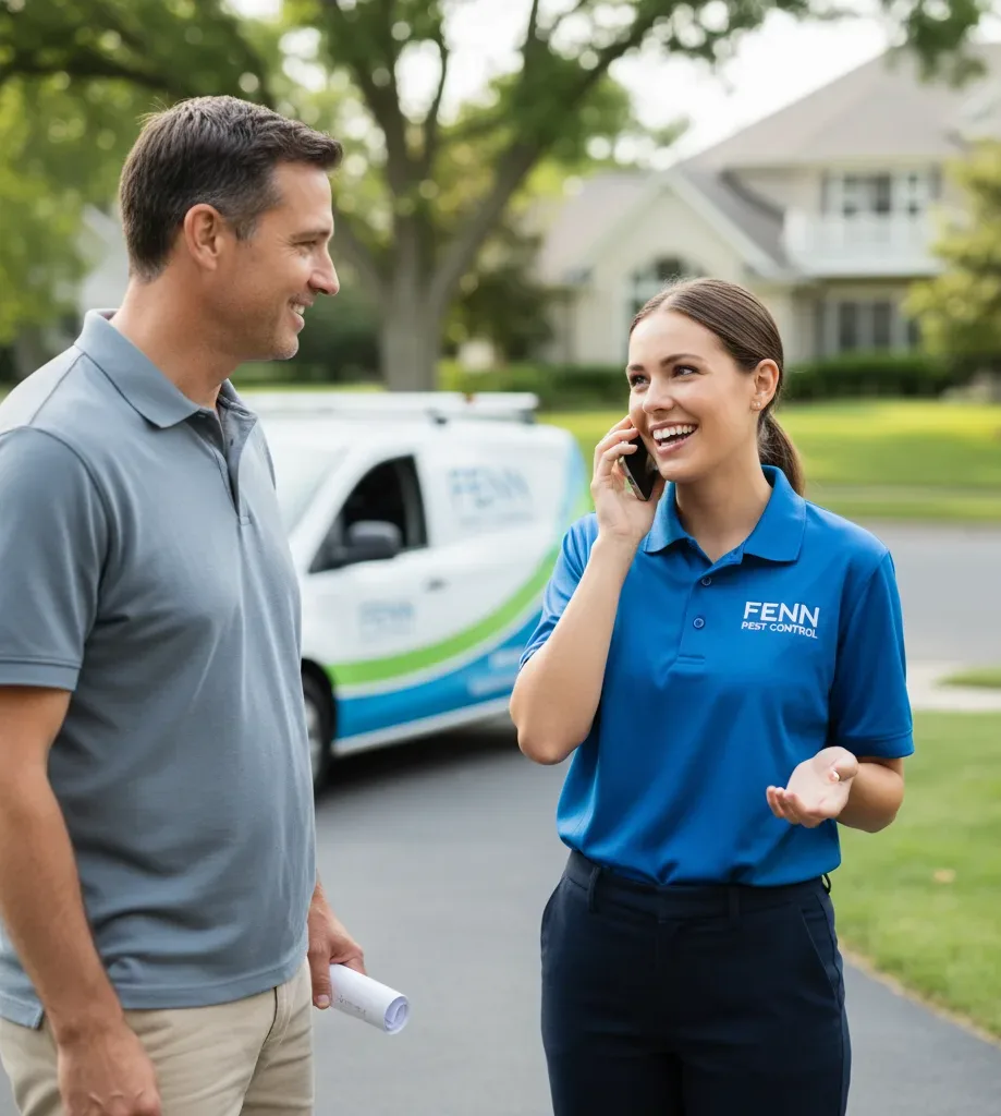 Fenn Pest Control customer support in Mondovi